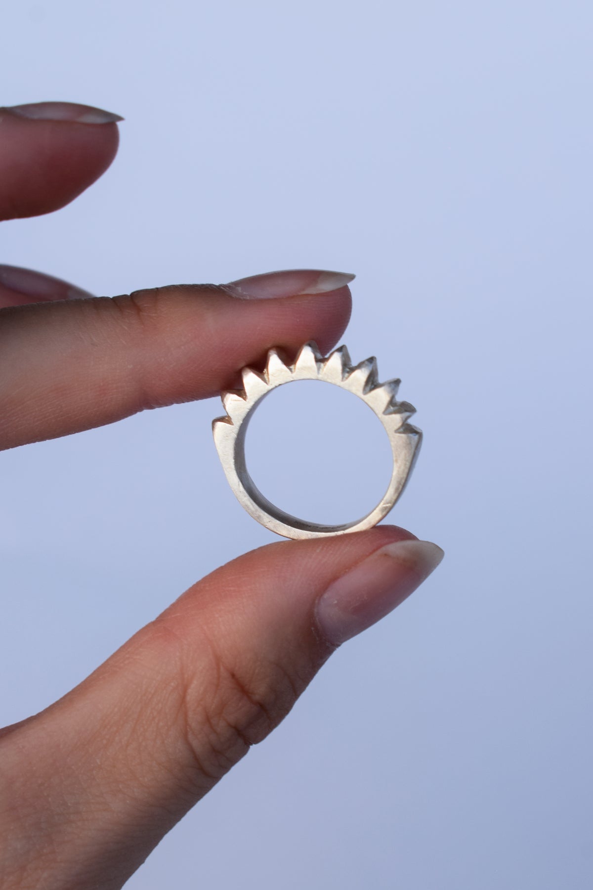 Zigzag Ring, Size N
