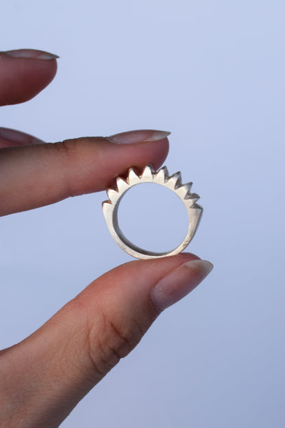 Zigzag Ring, Size N