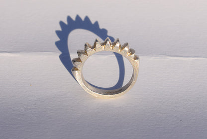 Zigzag Ring, Size N